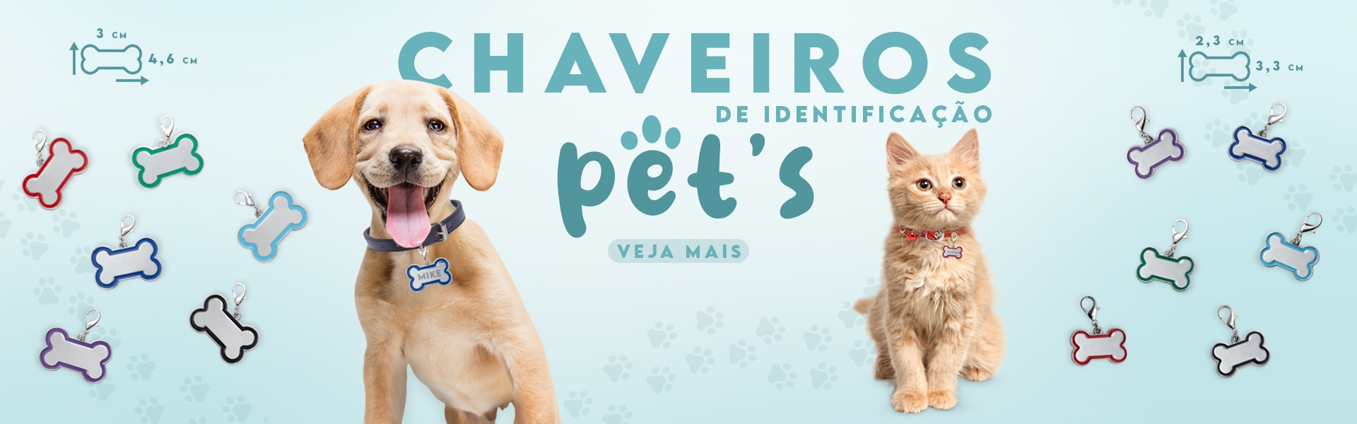Chaveiros Pet
